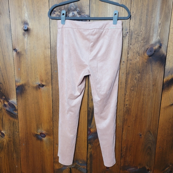 NWT Dusty Pink Vegan Microsuede Leggings - Picture 5 of 15